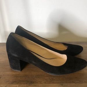 Cole Haan Grand OS Signature suede heels